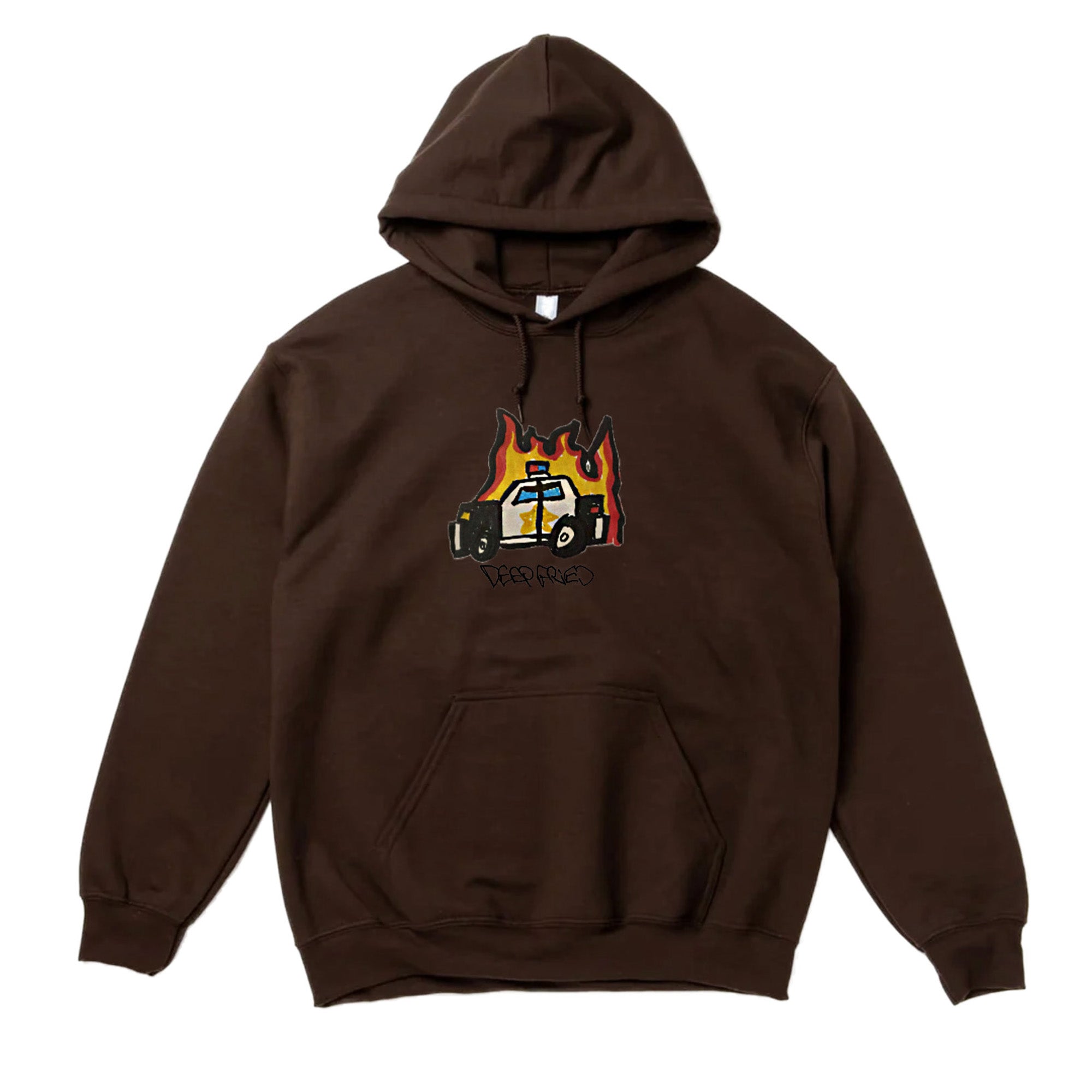 Deep Fried - Cop Car Hoodie "Brown"