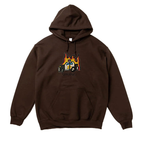 Deep Fried - Cop Car Hoodie "Brown"
