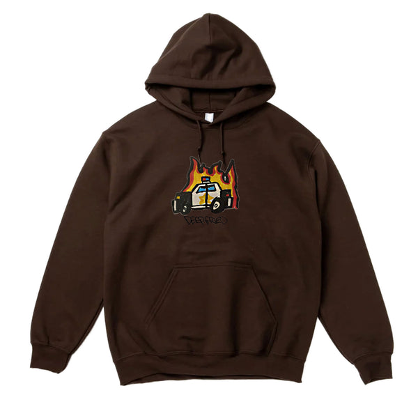 Deep Fried - Cop Car Hoodie "Brown"
