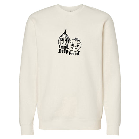 Deep Fried - Garden Gang Crewneck "Cream"