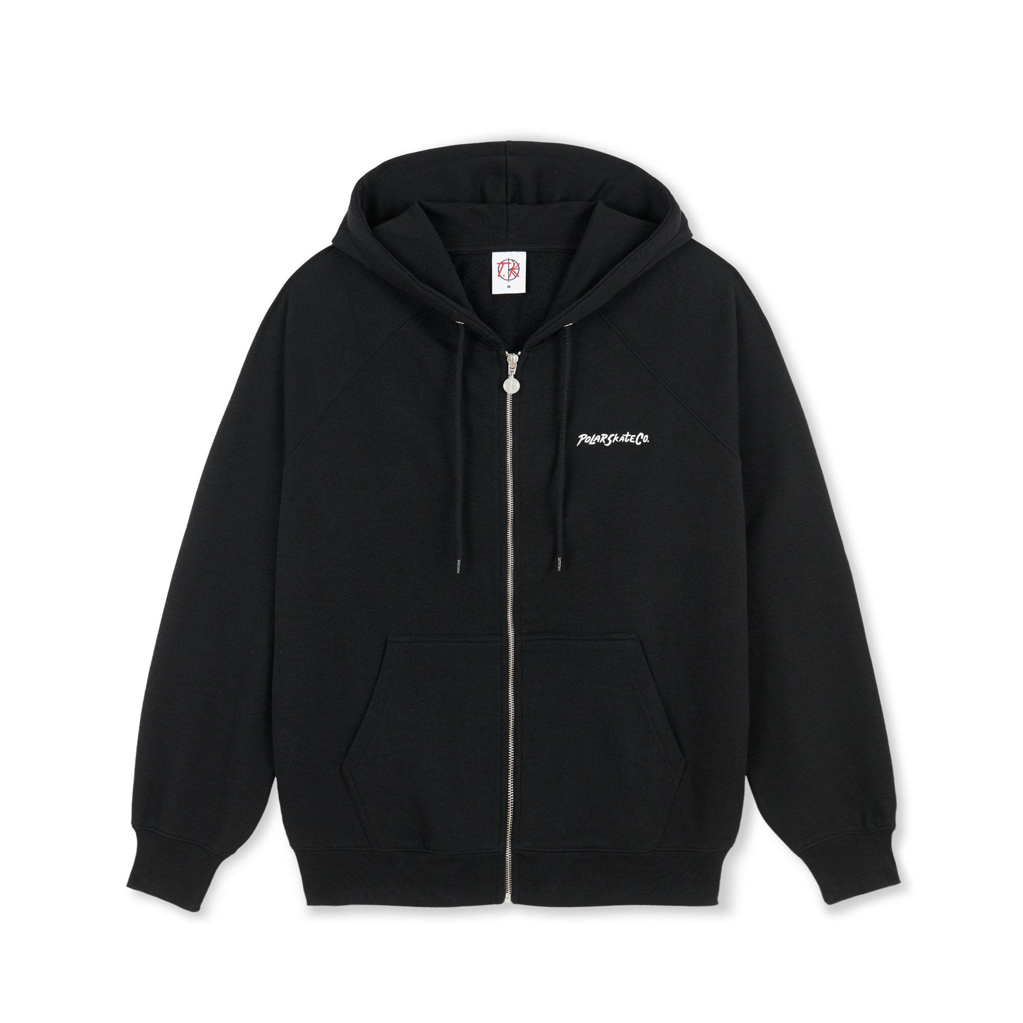 POLAR - 12 Faces Default Zip Hoodie  "Black"