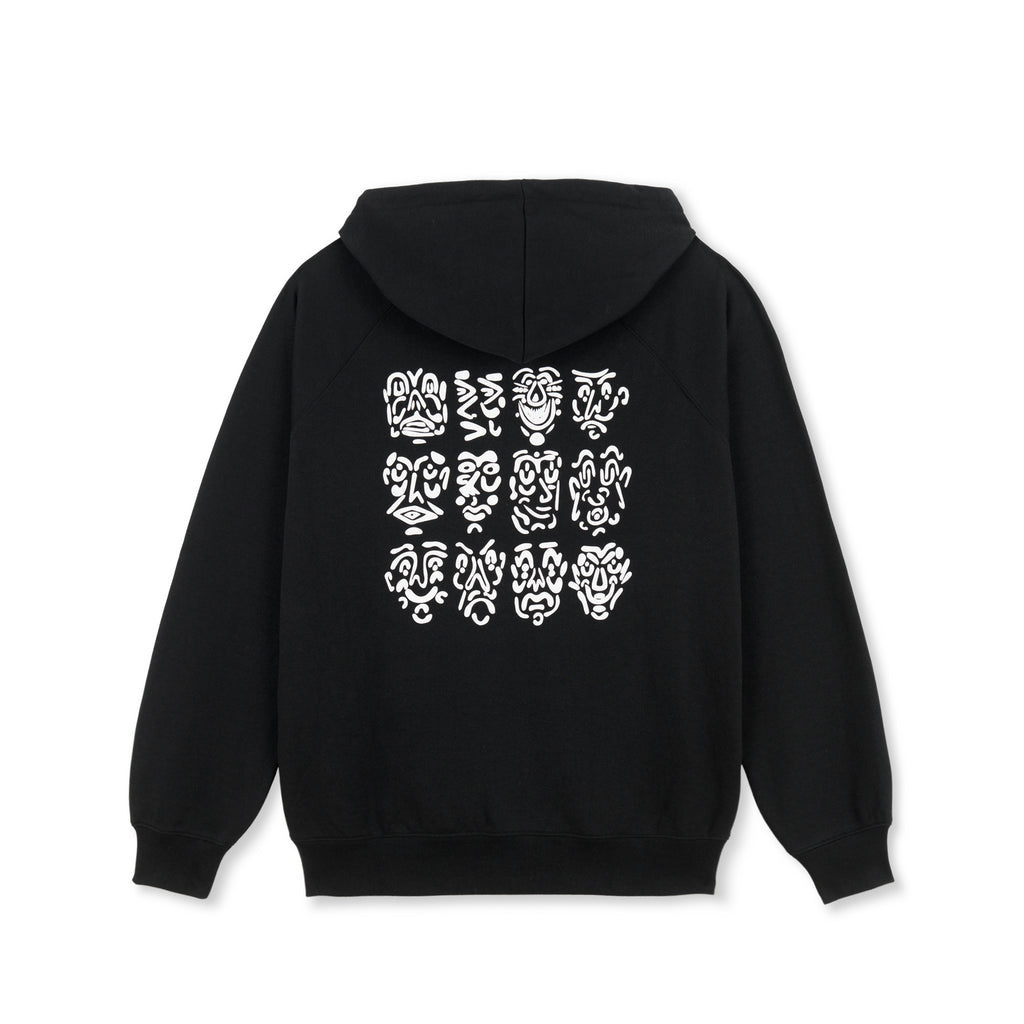 POLAR - 12 Faces Default Zip Hoodie  "Black"