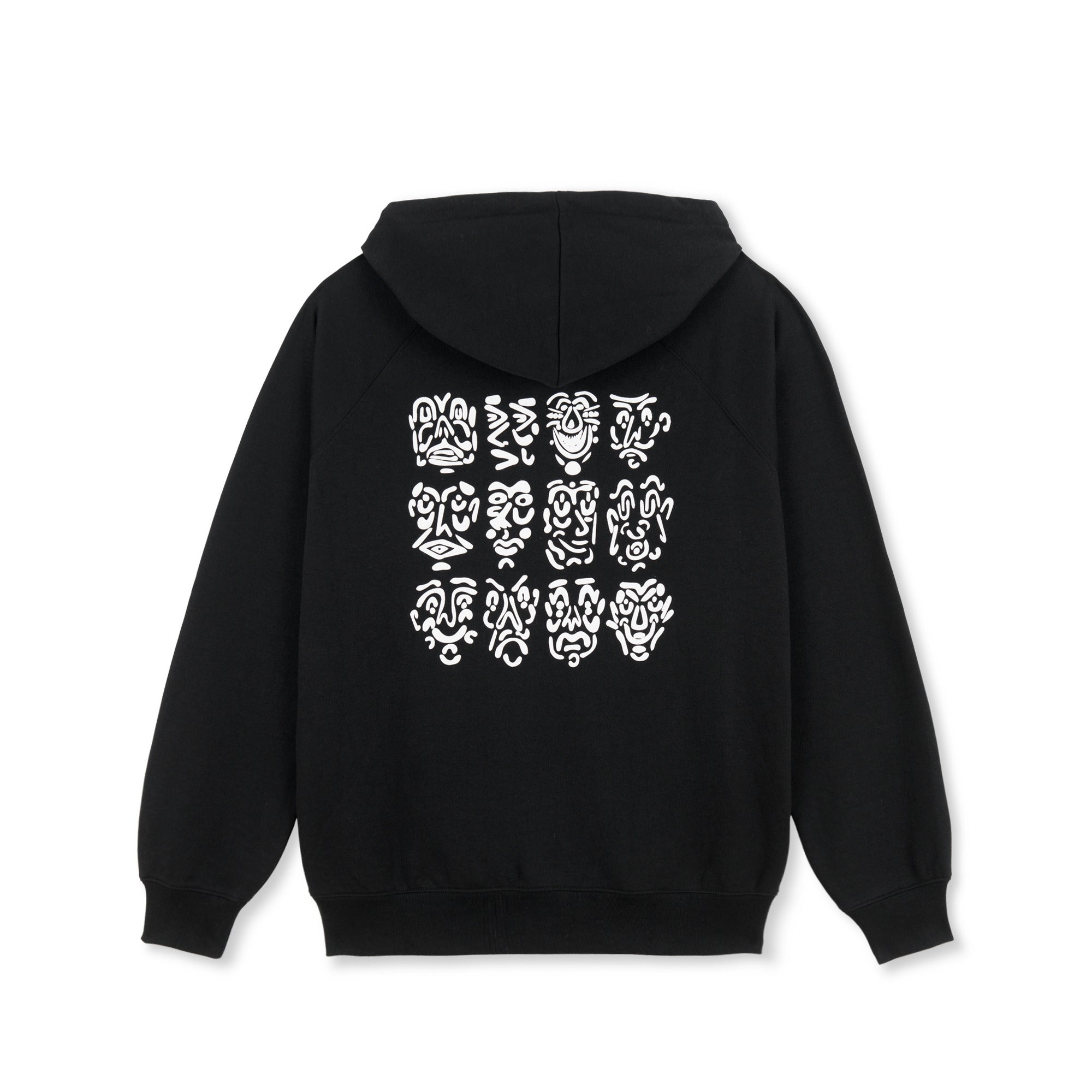 POLAR - 12 Faces Default Zip Hoodie  "Black"
