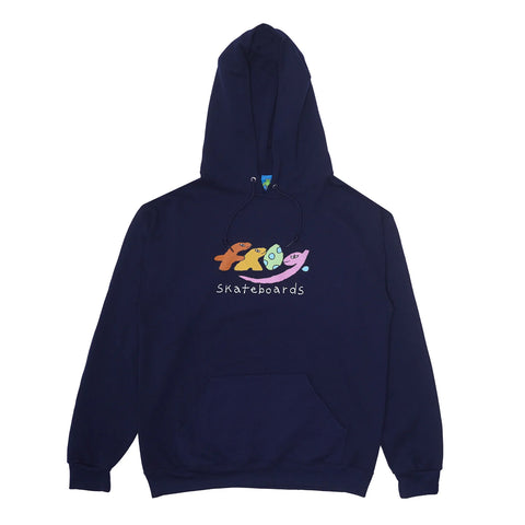 FROG SKATEBOARDS - Dino Logo Hoodie "Navy"