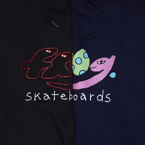 FROG SKATEBOARDS - Dino Logo Hoodie "Navy"