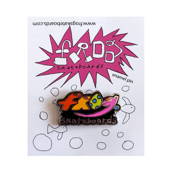 FROG SKATEBOARDS - Dino Logo Pin "Multi”