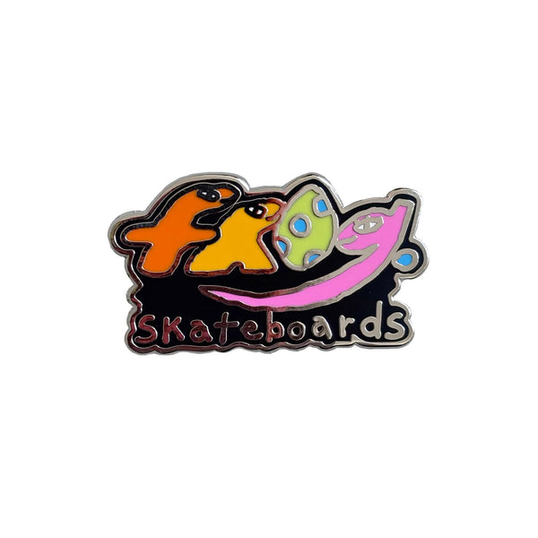 FROG SKATEBOARDS - Dino Logo Pin "Multi”