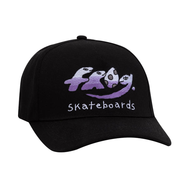 FROG SKATEBOARDS - Dino Logo 5-Panel "Black"