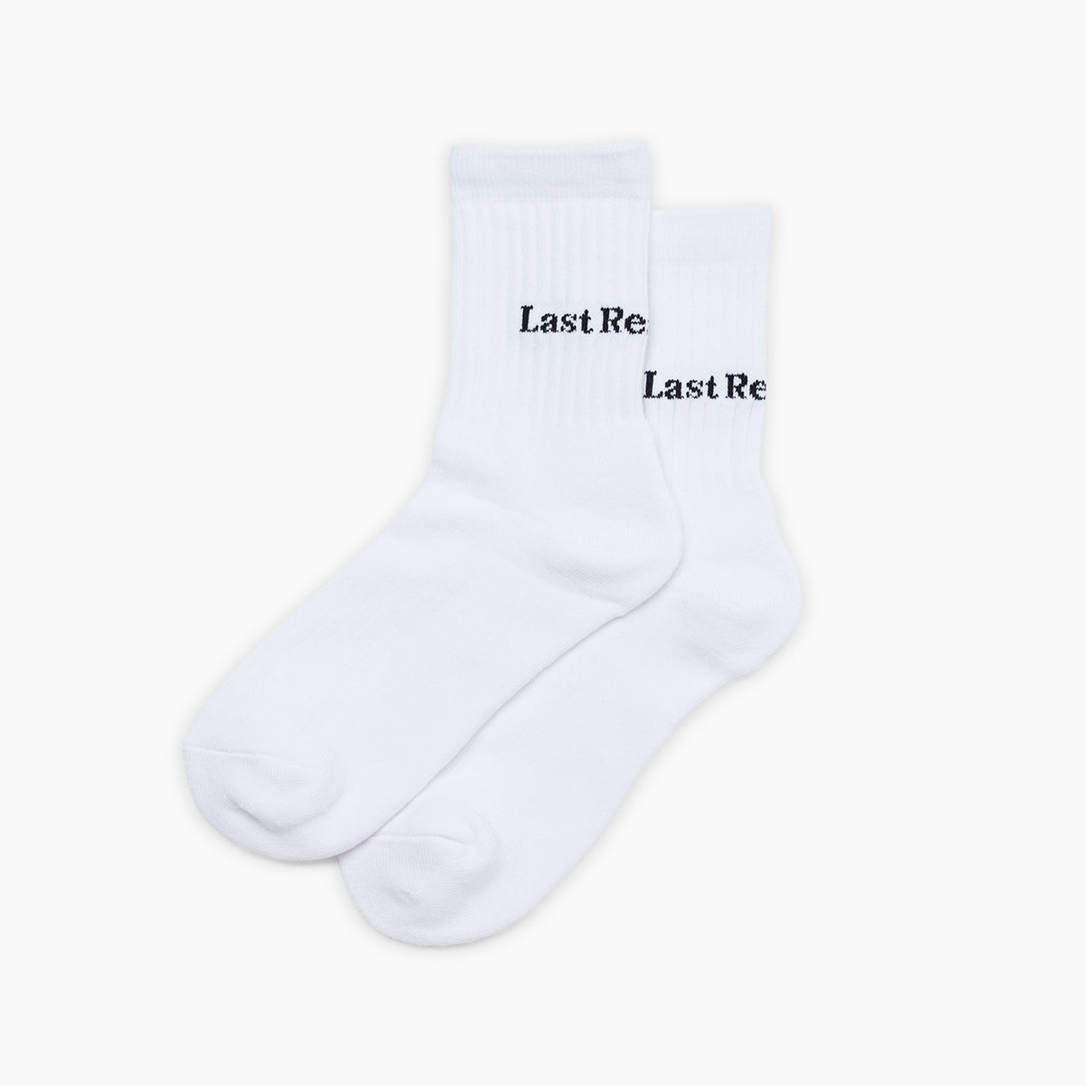 Last Resort AB - Dress Socks - Script "White"