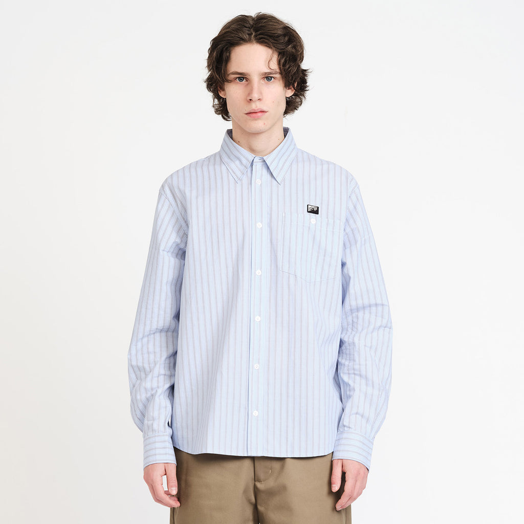 Last Resort AB - Function Shirt "Pale Blue Stripe"