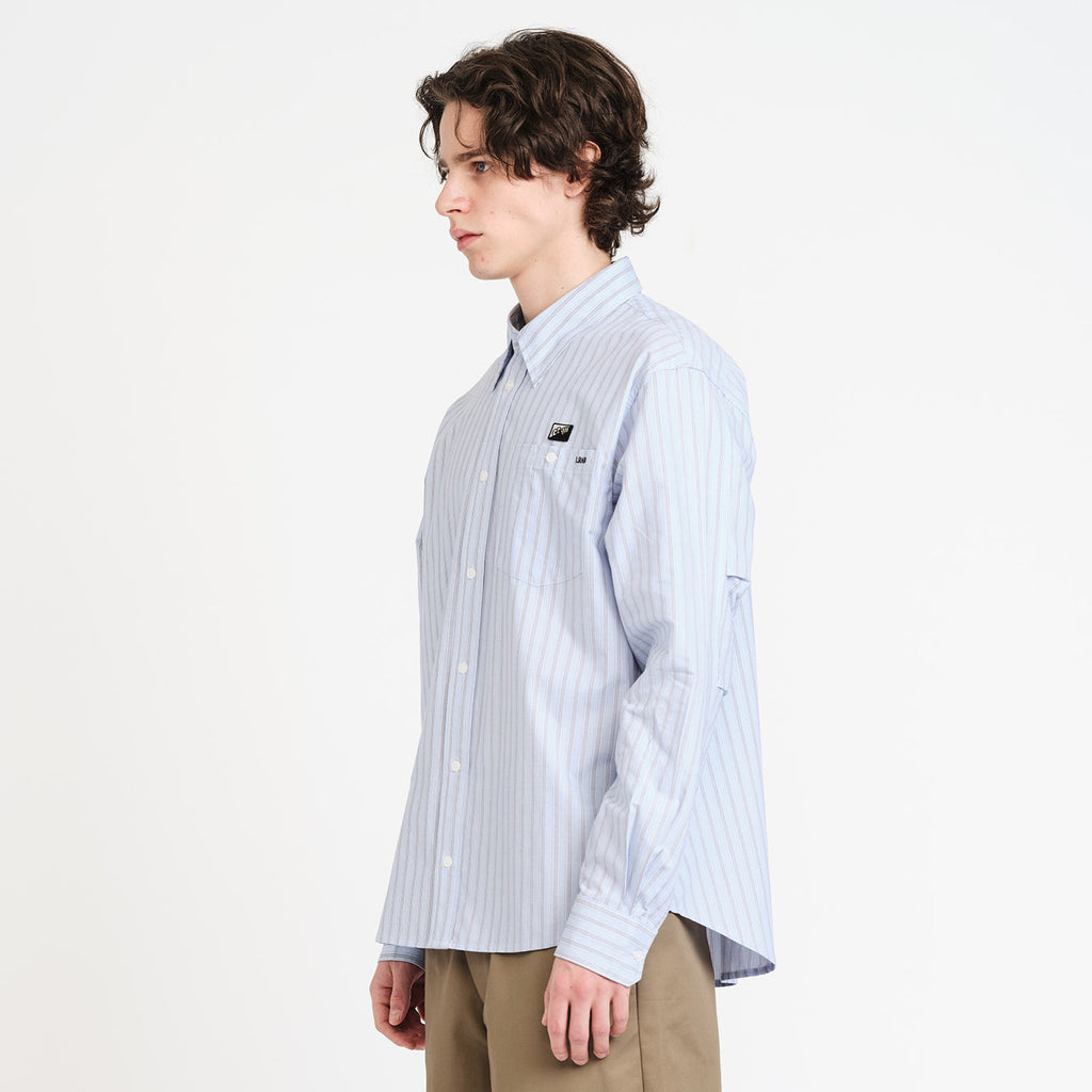 Last Resort AB - Function Shirt "Pale Blue Stripe"