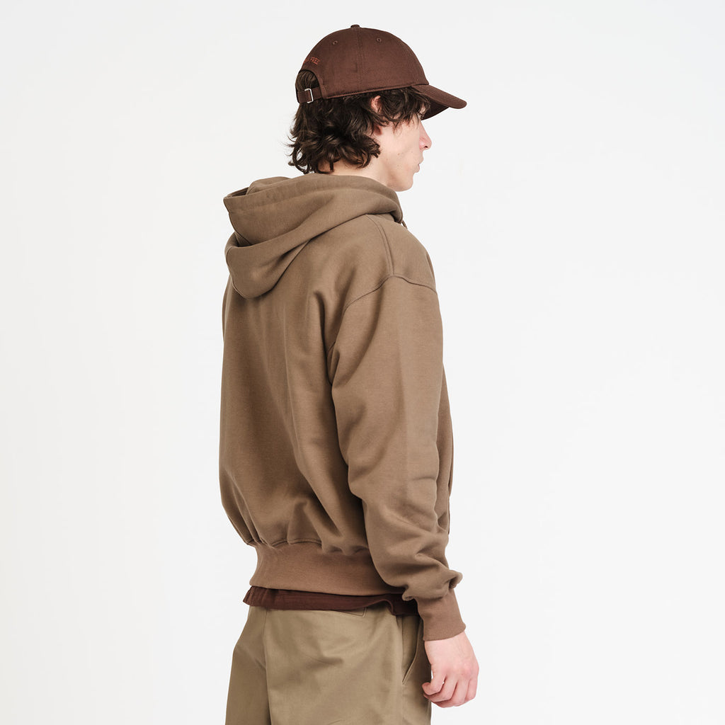 Last Resort AB - Script Logo Zip Hoodie "Khaki Beige"