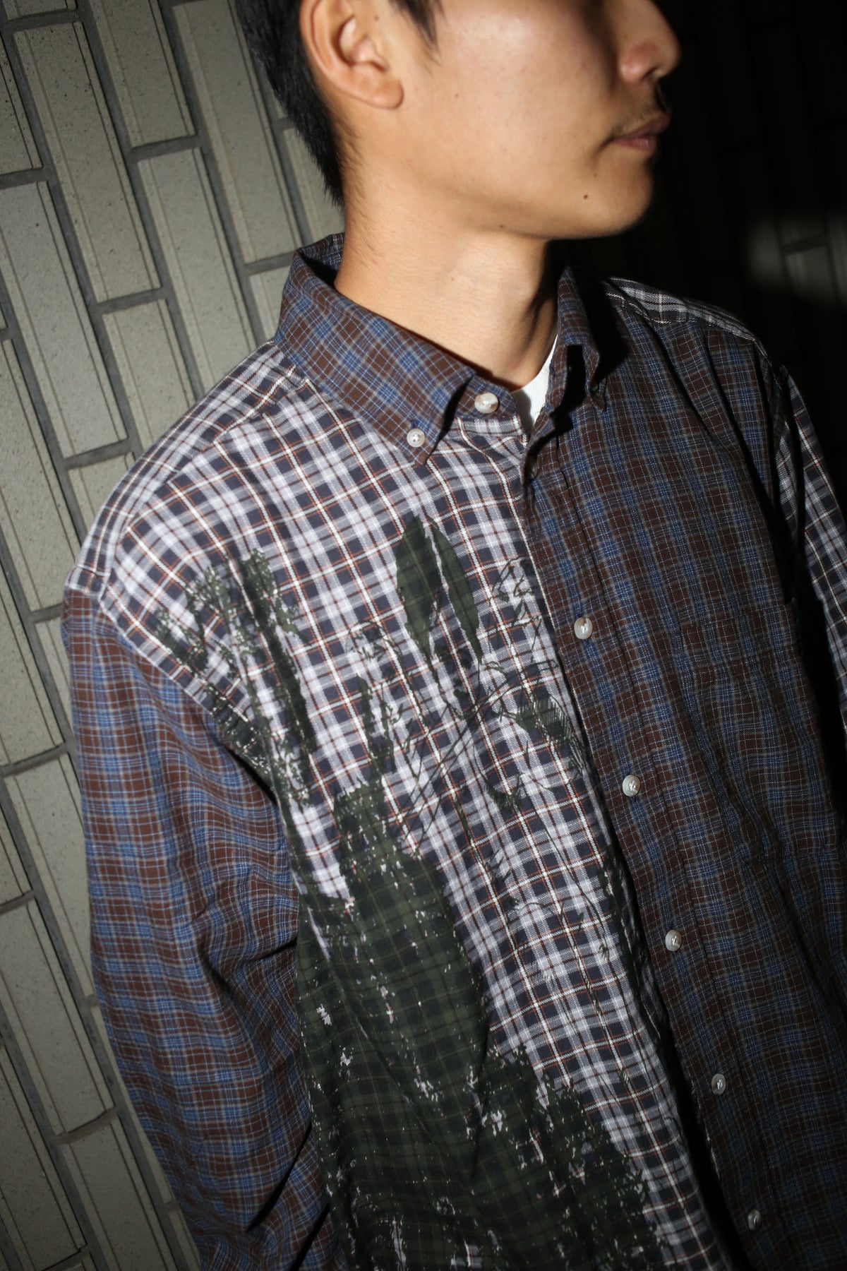 POLAR - Ben LS Shirt | Violin "Graphite/Blue"