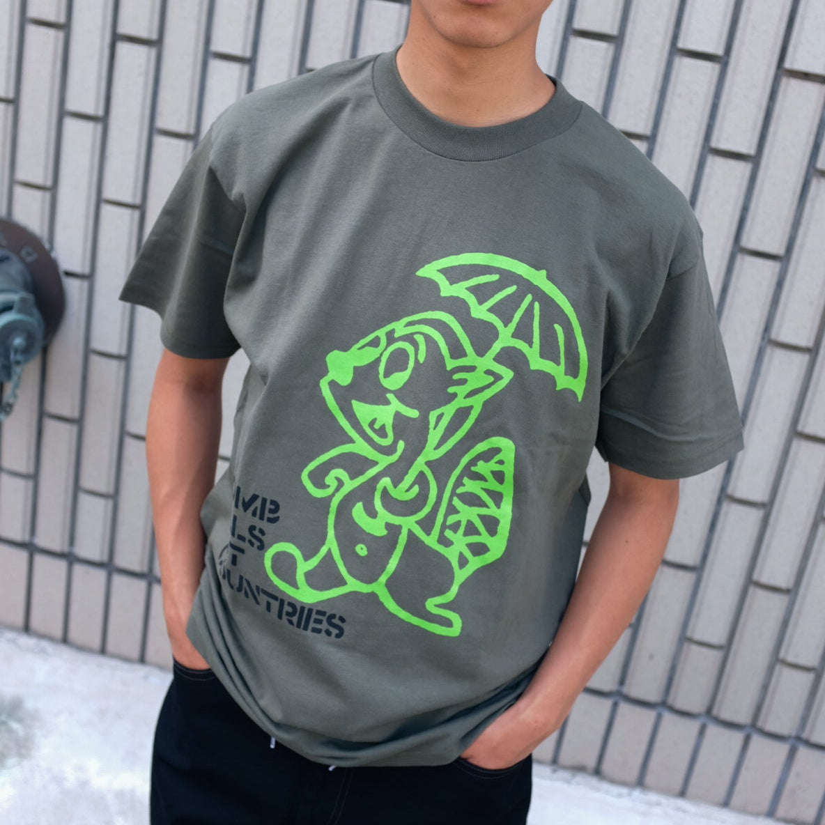 GX1000 - Beaver Tee "Desert Green"