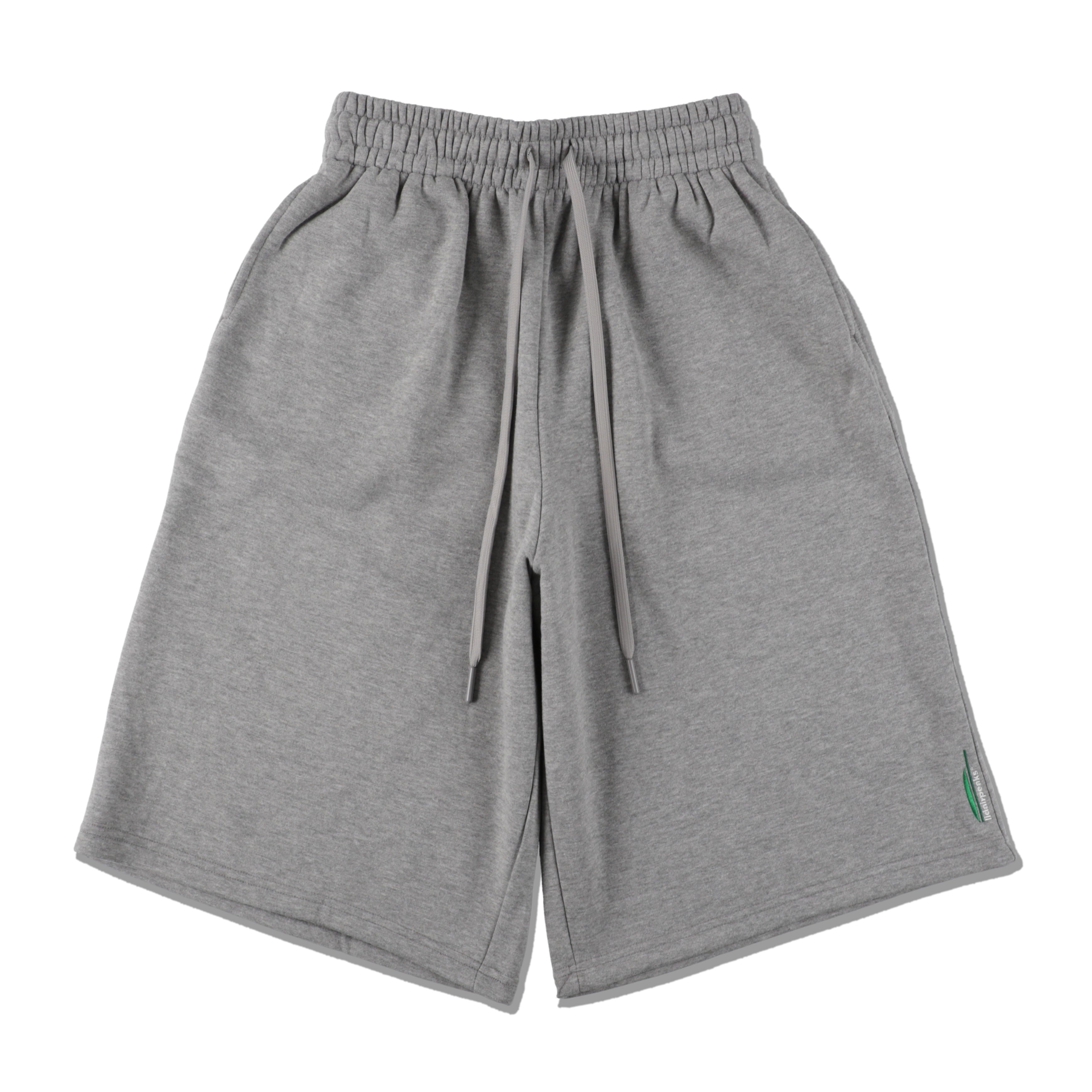 Lidairpeaks - EMB Baggy shorts "Grey"