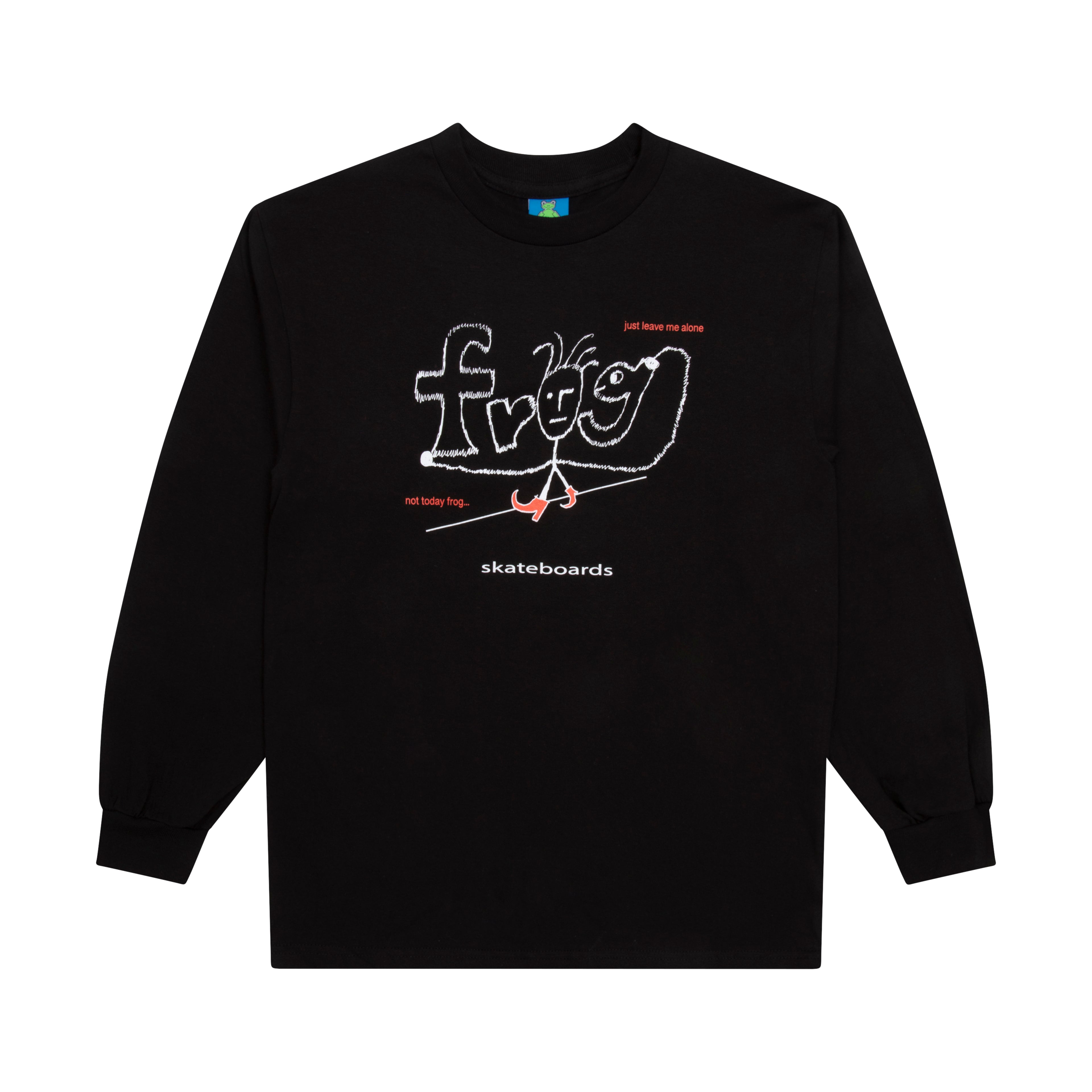FROG SKATEBOARDS - Evil Frog Anxiety Longsleeve "Black"