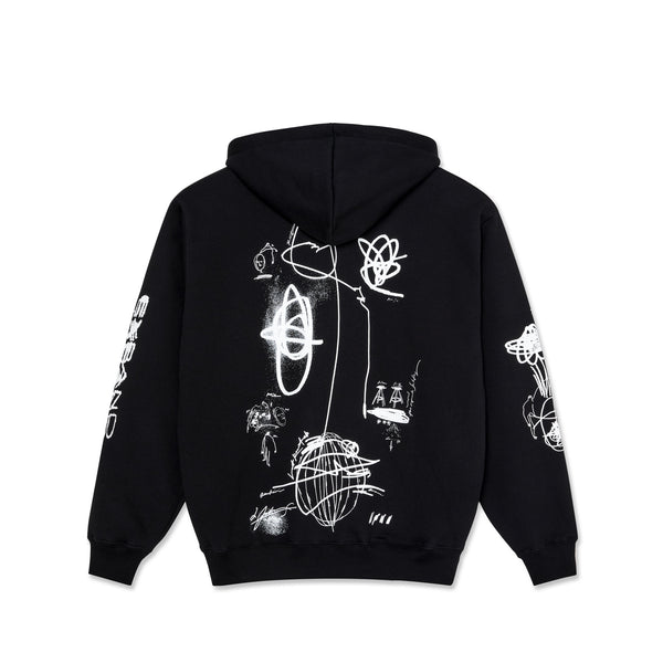 Last Resort AB x Julian Smith - Expando Hoodie "Black/White"