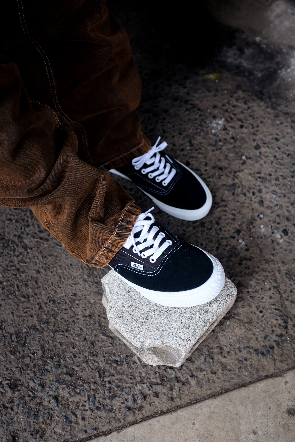 VANS - SKATE ERA "Black/White"