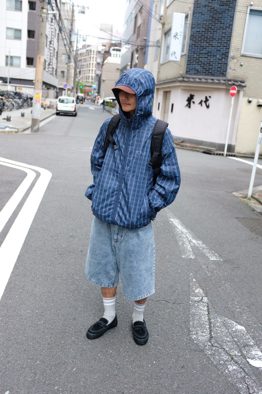 POLAR - Chase Light Shell Jacket "Blue Check”