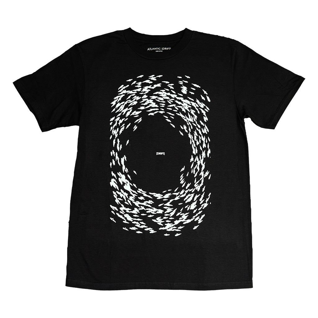 ATLANTIC DRIFT - Fish Glow Tech T-Shirt "Black"