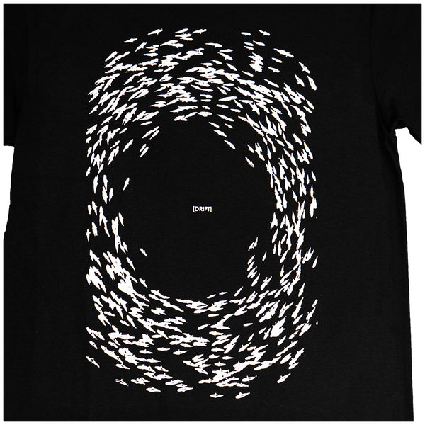 ATLANTIC DRIFT - Fish Glow Tech T-Shirt "Black"