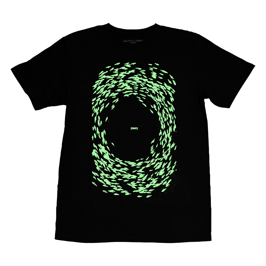 ATLANTIC DRIFT - Fish Glow Tech T-Shirt "Black"