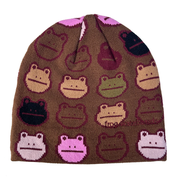 FROG SKATEBOARDS - Frog Nation Beanie "Brown"