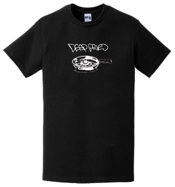 Deep Fried - Frying Pan Tee "Black"