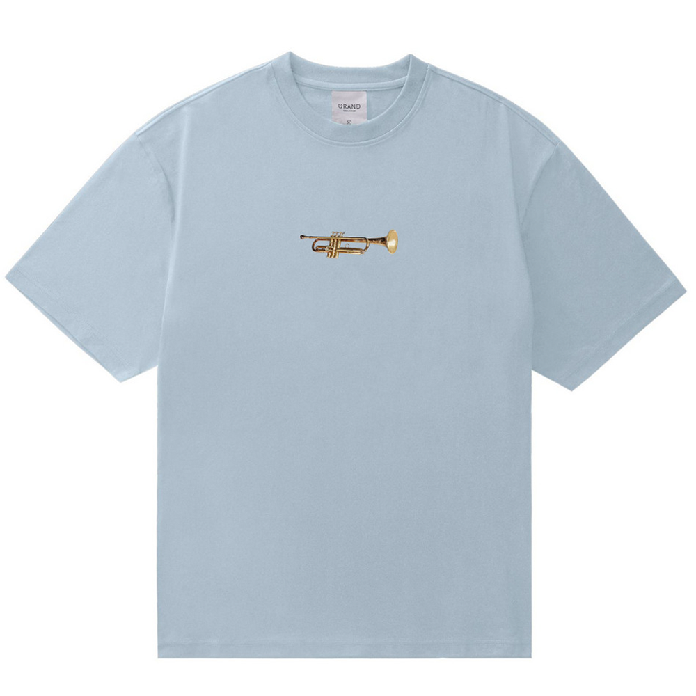 GRAND COLLECTION - Trumpet Tee "Powder Blue"