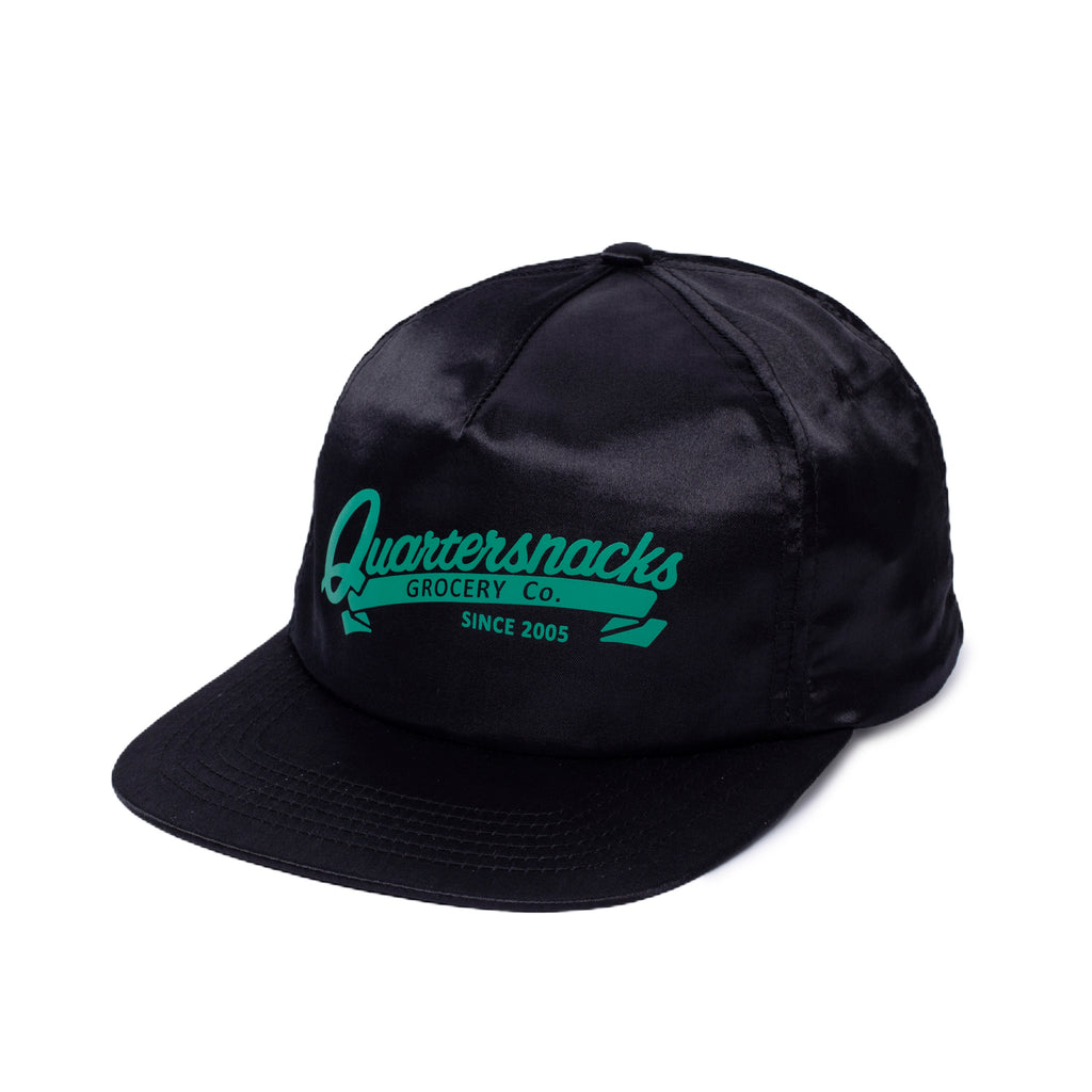 QUARTERSNACKS  - GROCERY CAP "BLACK"