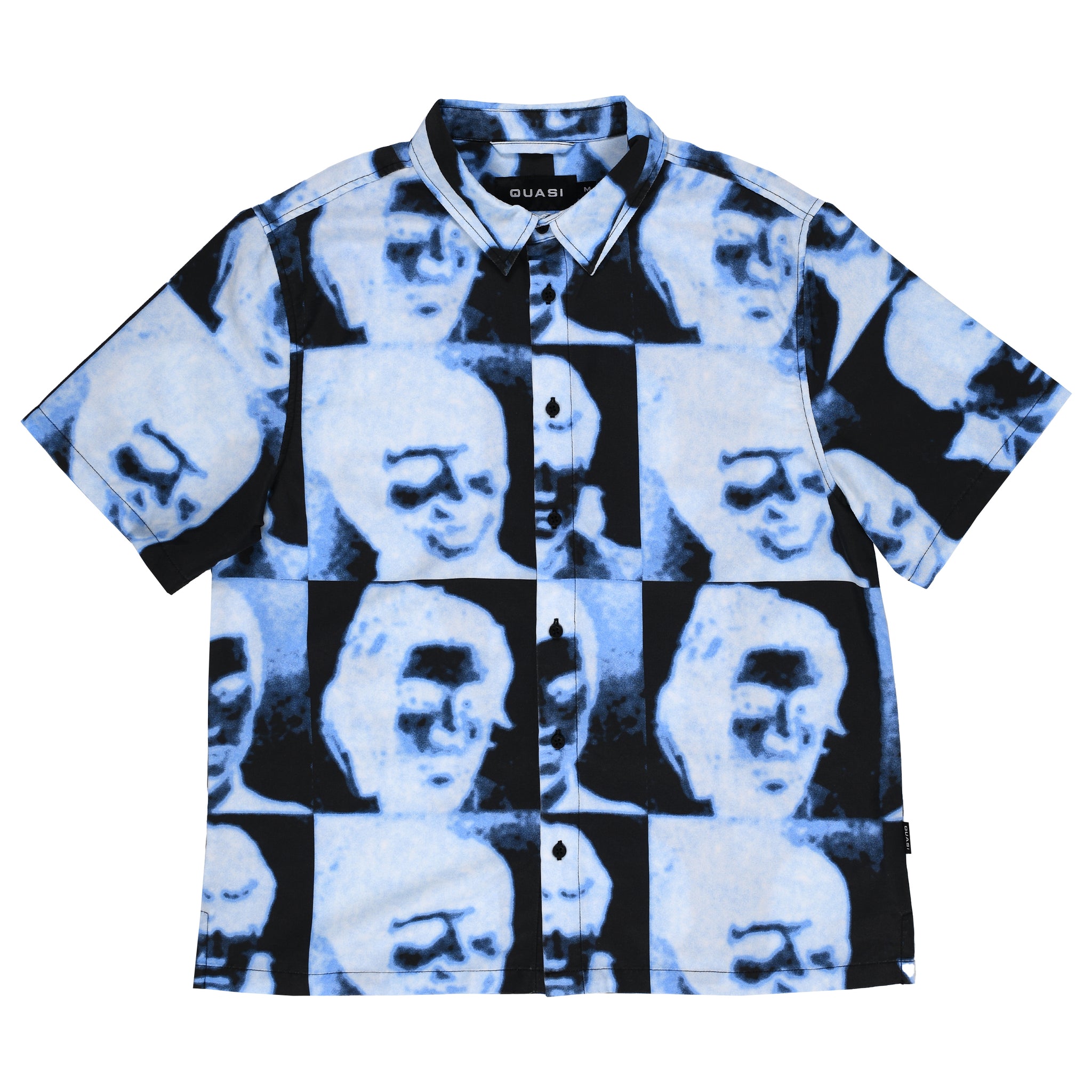 QUASI - Guise Short Sleeve Button Up "Blue"
