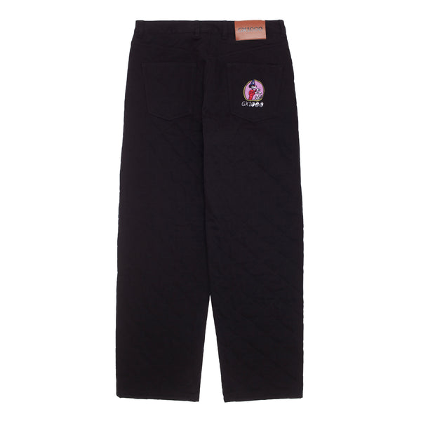 GX1000 - Baggy Quilted Pant "Black"