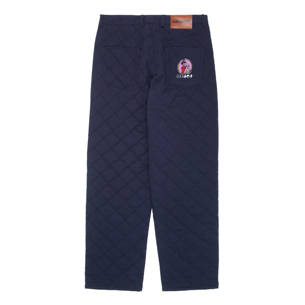 GX1000 - Baggy Quilted Pant "Navy"