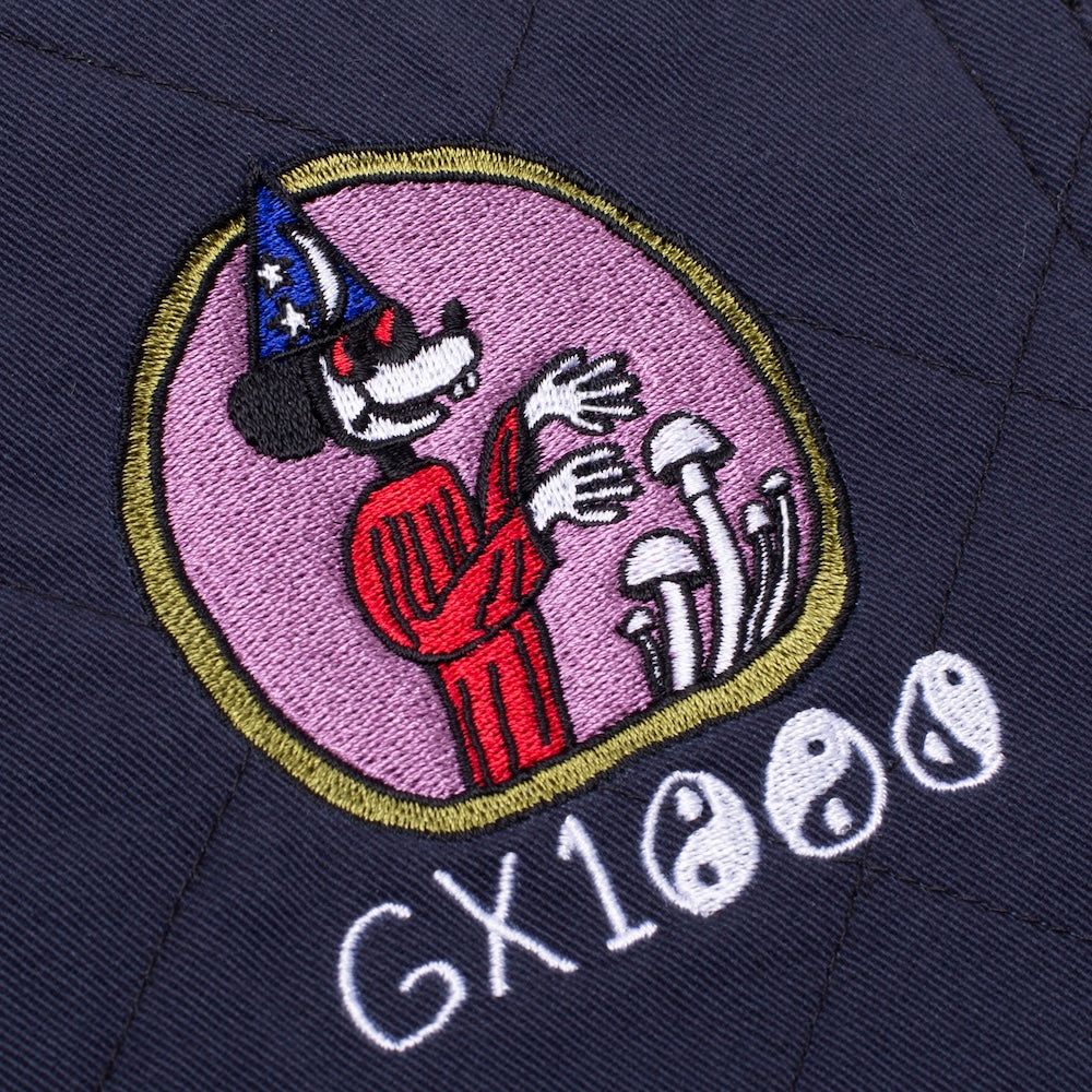 GX1000 - Baggy Quilted Pant "Navy"