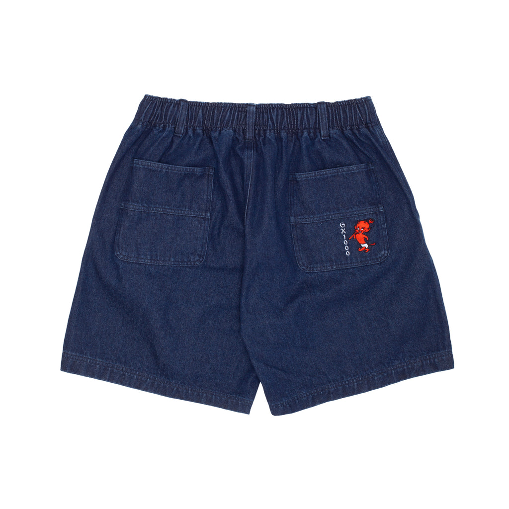 GX1000 - Eband Denim Shorts "Dark Denim Wash"