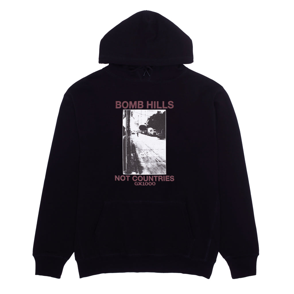 GX1000 - Bomb Hills Not Countries Hoodie "Black"
