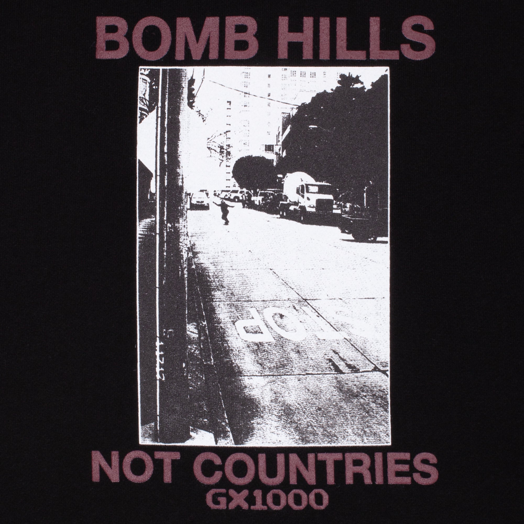 GX1000 - Bomb Hills Not Countries Hoodie "Black"