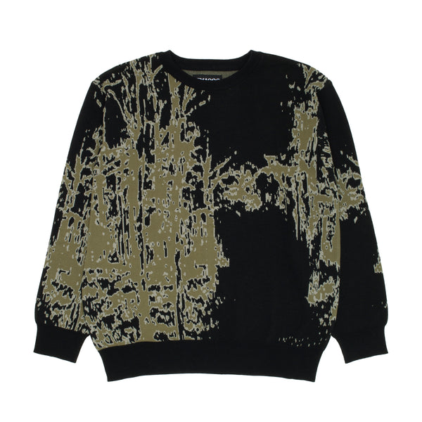 GX1000 - Forest Jacquard Knit Sweater "Black"