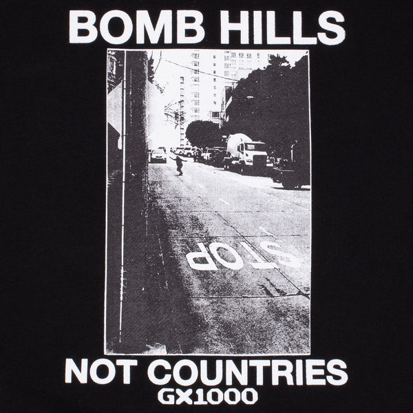 GX1000 - Bomb Hills Not Countries Hoodie "Black"