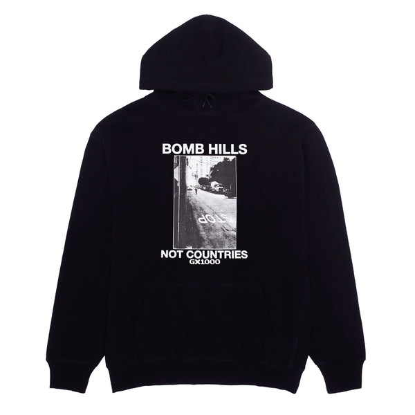 GX1000 - Bomb Hills Not Countries Hoodie "Black"