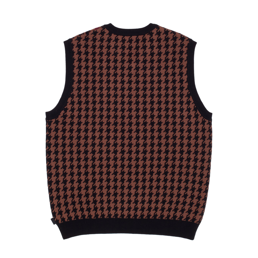 GX1000 - Jacquard Knit Vest "Brown"