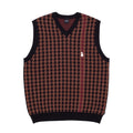 GX1000 - Jacquard Knit Vest "Brown"
