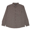 GX1000 - Long Sleeve Button Down "Beige HoundsTooth"