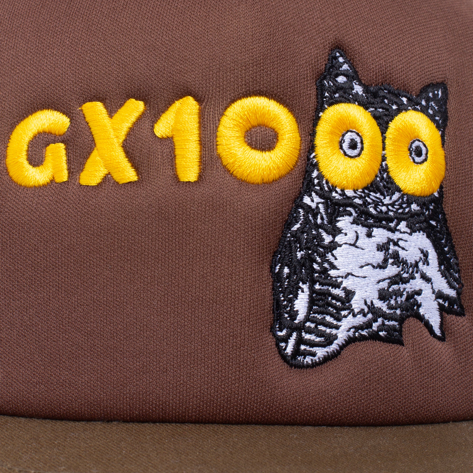 GX1000 - OWL Trucker Hat "Brown / Green"