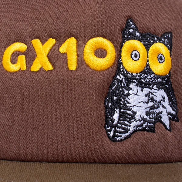 GX1000 - OWL Trucker Hat "Brown / Green"