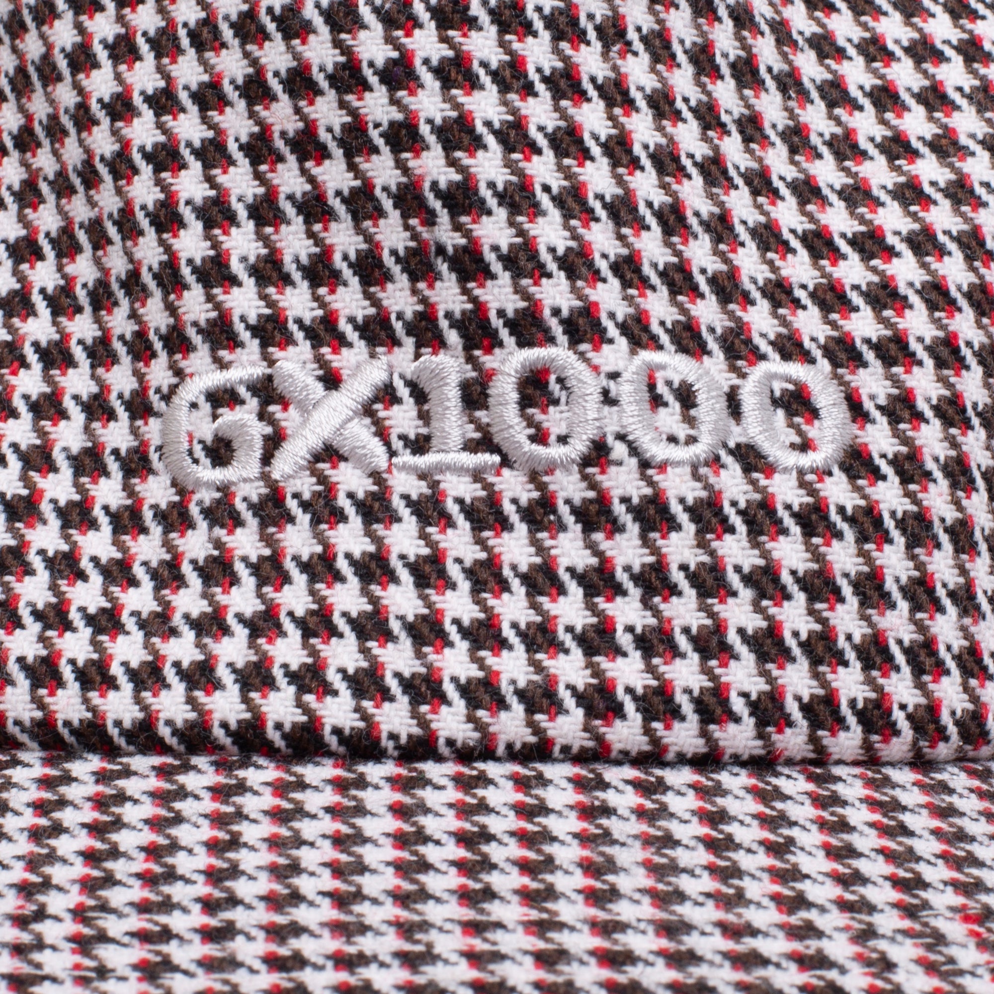 GX1000 - Mini Og Logo Hat "Houndstooth White"