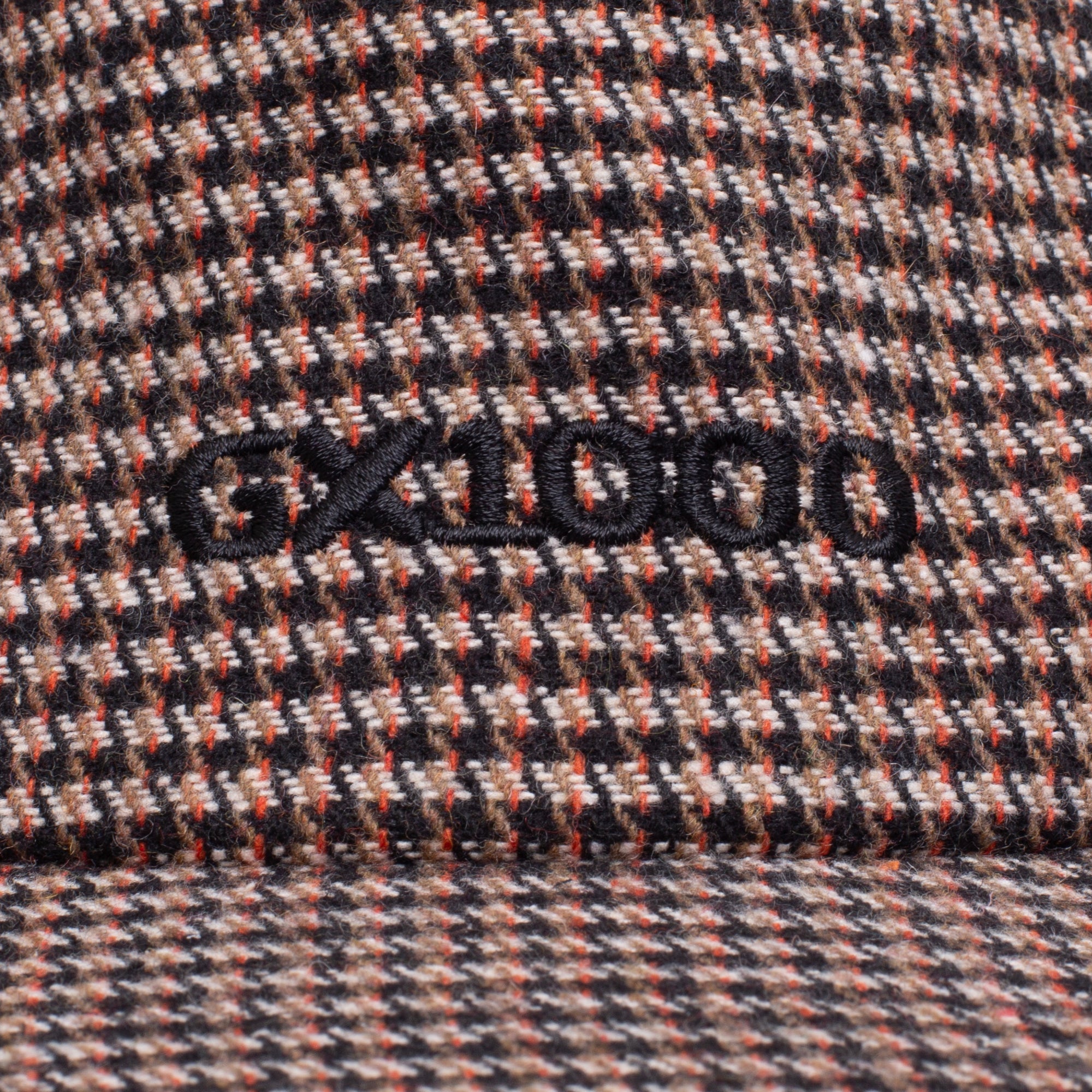 GX1000 - Mini Og Logo Hat "Houndstooth Brown"