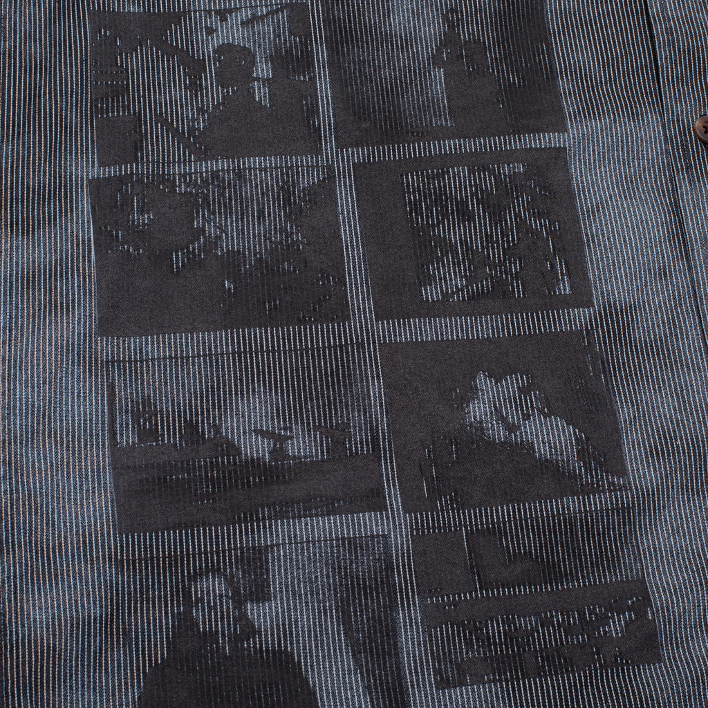 GX1000 - Short Sleeve Button Down "Over Dyed / Bleach Spots"
