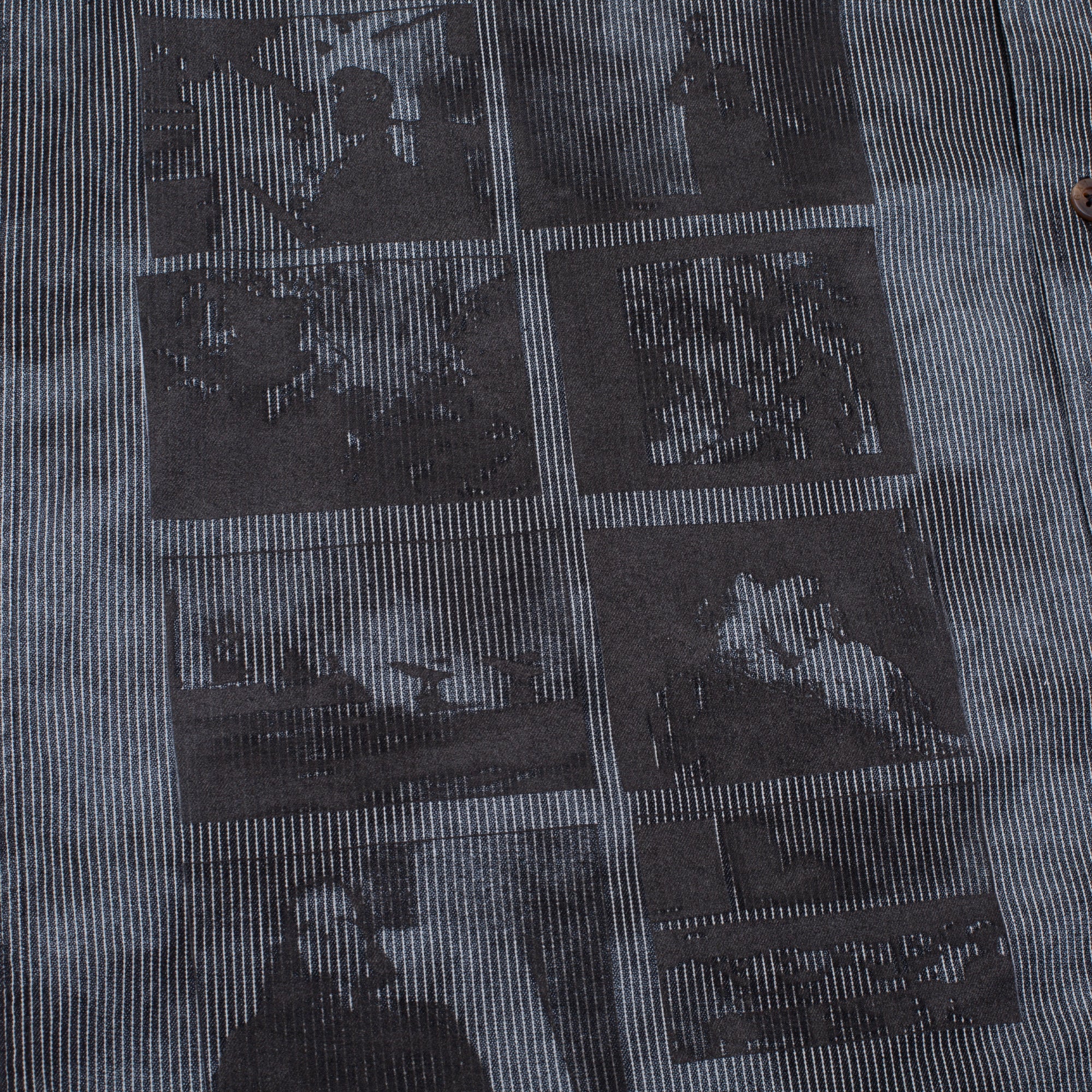 GX1000 - Short Sleeve Button Down "Over Dyed / Bleach Spots"