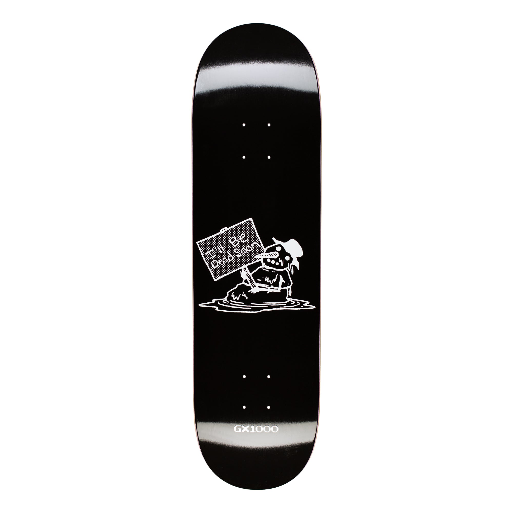 GX1000 - Snowman Deck "Black" 8.625"
